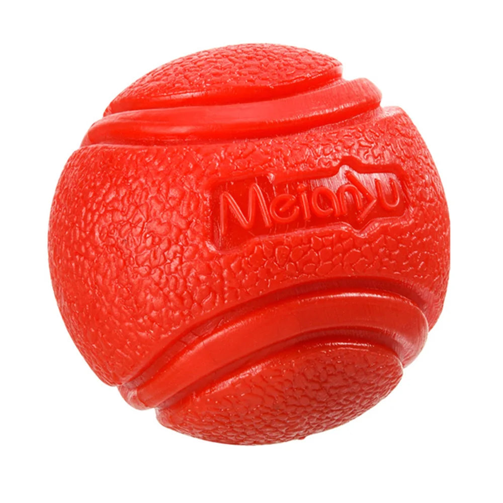 Durable Rubber Bouncy Dog Ball for Outdoor Fetch - Red / XL-8cm