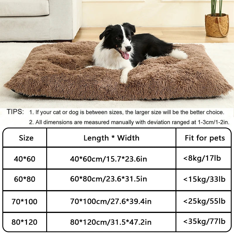 Soft Plush Dog Bed Basket for Cats and Dogs - close-up