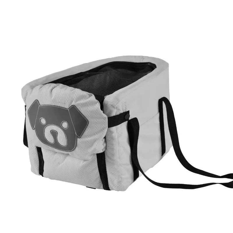 Foldable Dog Car Seat Cover and Travel Hammock - Gray