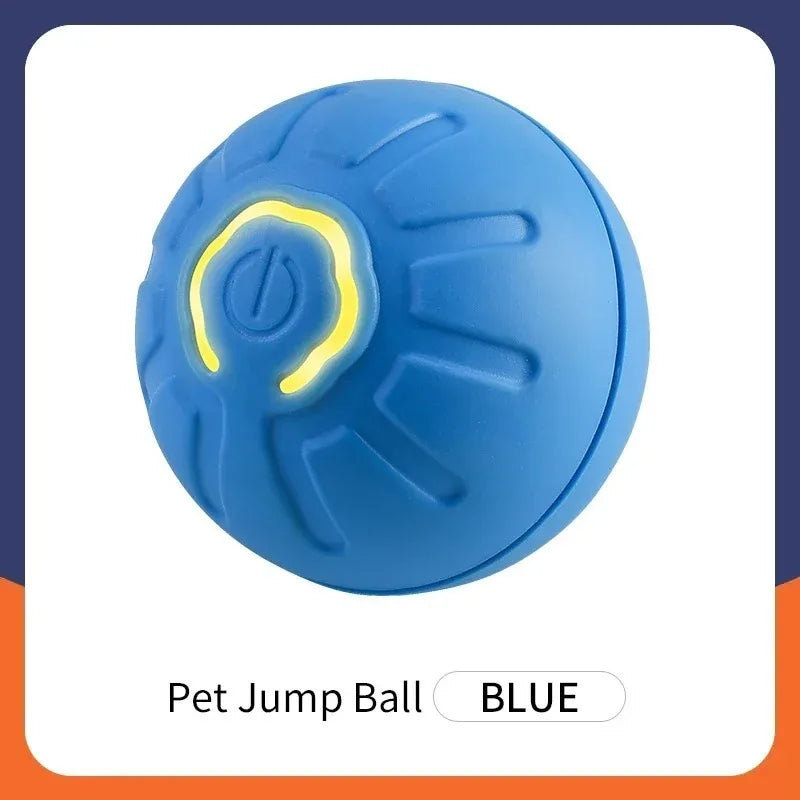 Smart Bouncing Dog Toy Ball with RGB Lights - B Blue NO RGB 180mAh