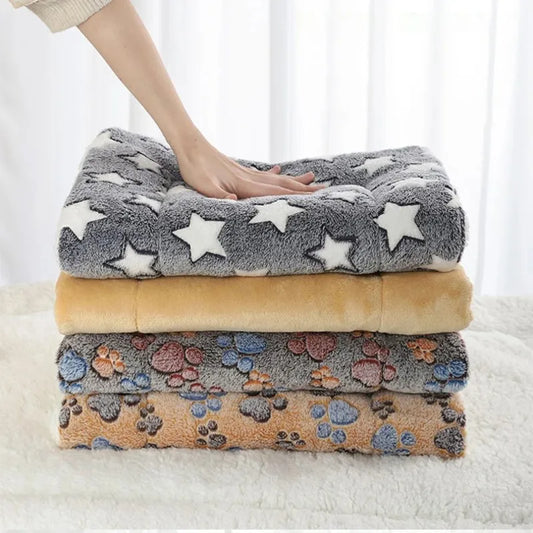 Flannel Pet Sleeping Mat and Sofa Cushion for Dogs and Cats - in use
