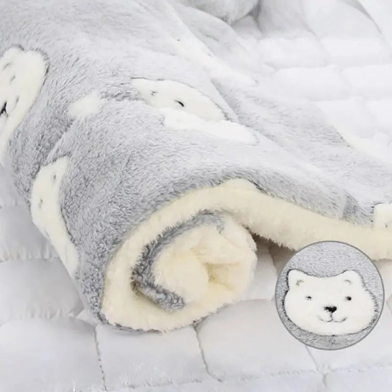 Flannel Pet Sleeping Mat and Sofa Cushion for Dogs and Cats