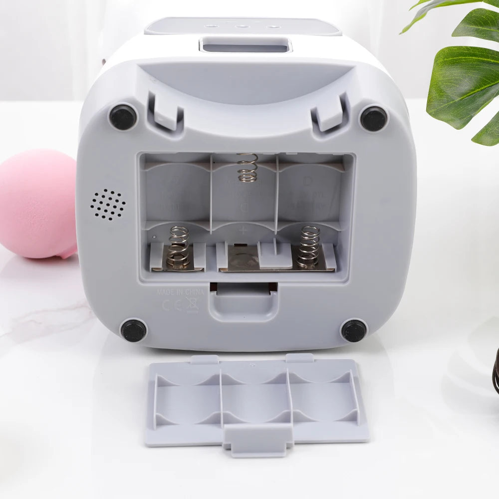 3.5L WiFi Smart Cat Feeder with Voice Recorder - side view