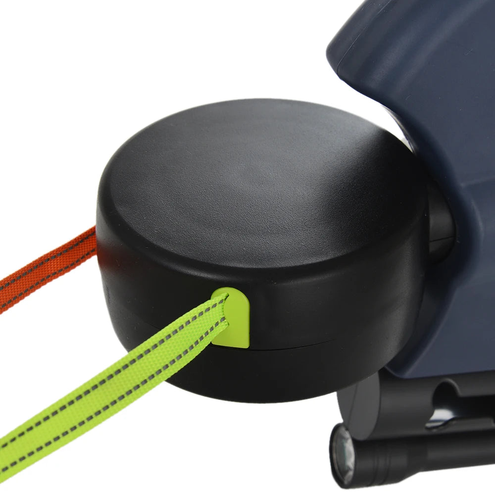 3m Reflective Retractable Dog Leash with LED Lights - size reference