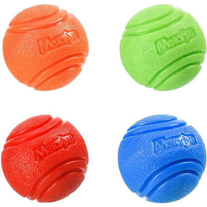 Durable Rubber Bouncy Dog Ball for Outdoor Fetch