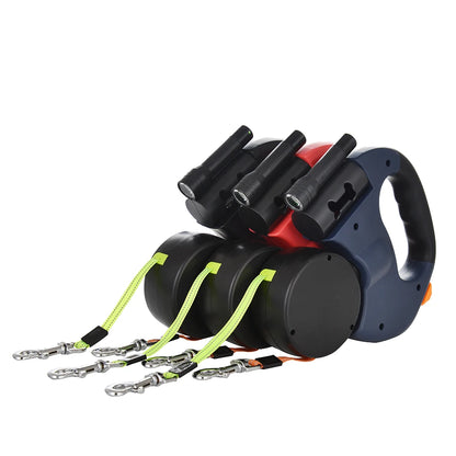 3m Reflective Retractable Dog Leash with LED Lights - feature view