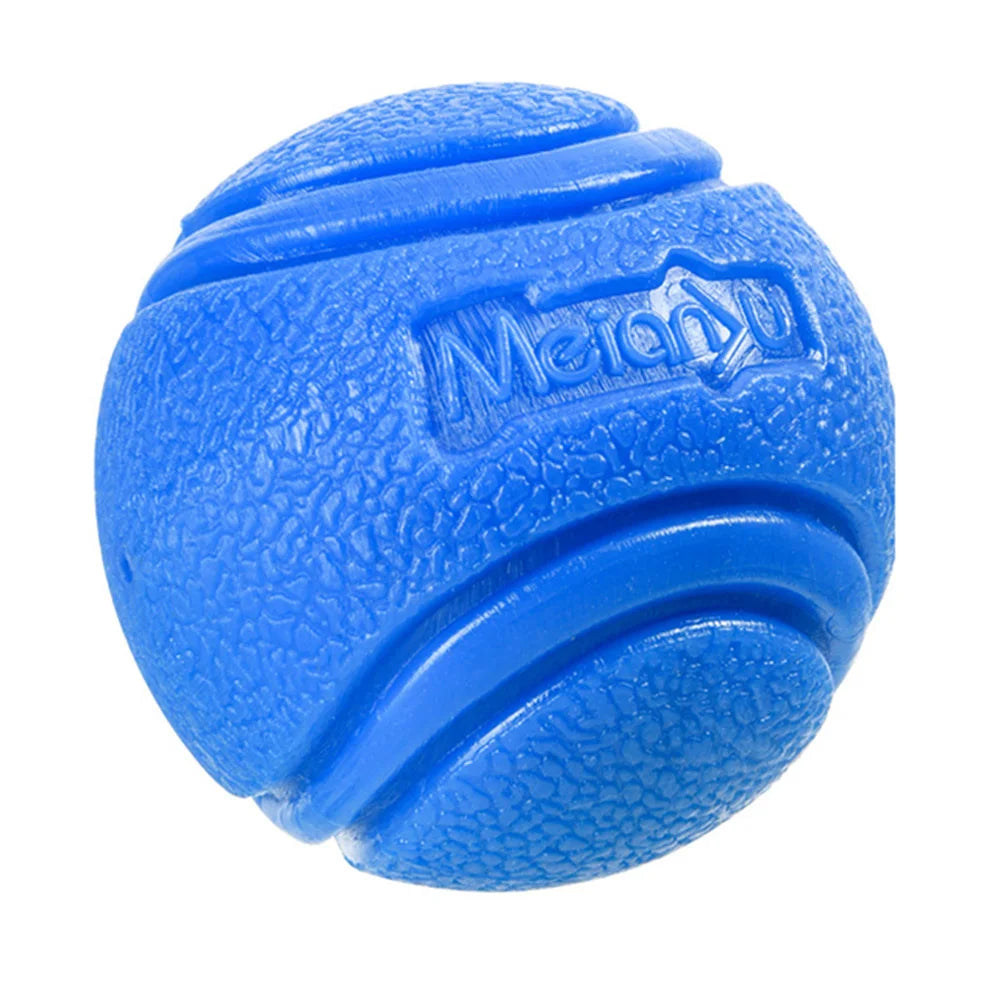Durable Rubber Bouncy Dog Ball for Outdoor Fetch - Blue / XL-8cm
