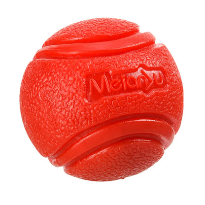 Durable Rubber Bouncy Dog Ball for Outdoor Fetch - Red / XL-8cm