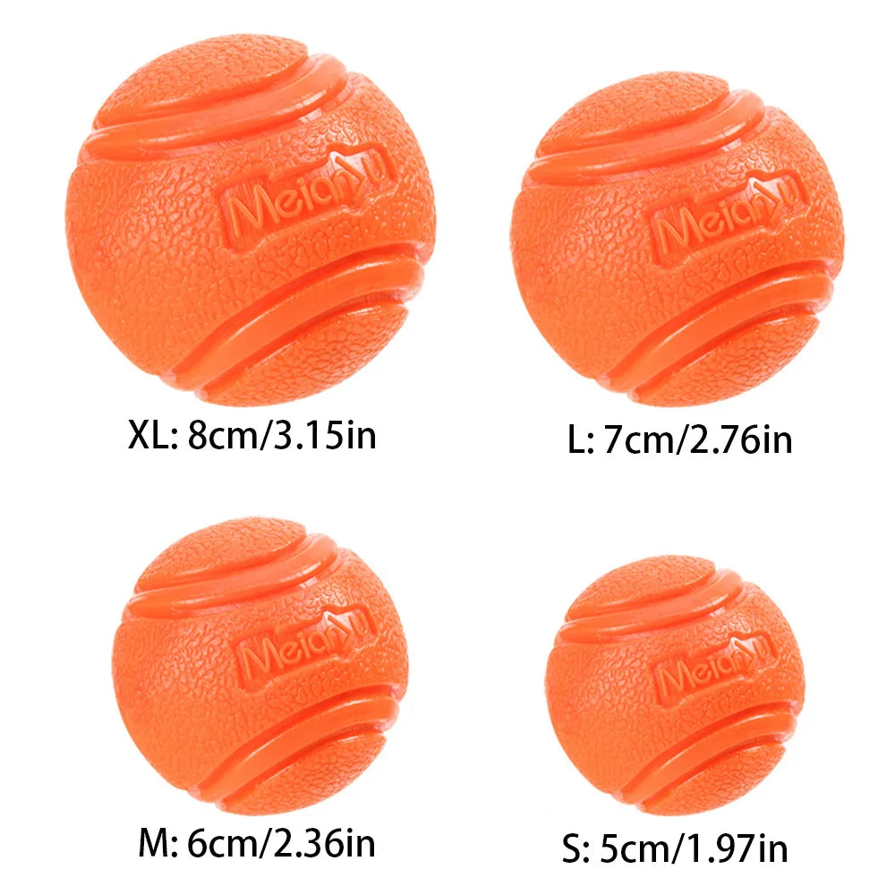 Durable Rubber Bouncy Dog Ball for Outdoor Fetch - lifestyle