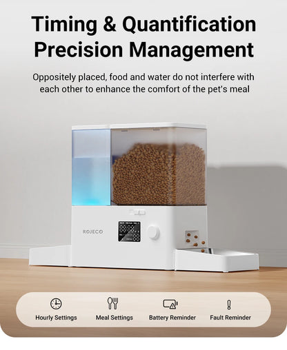 2-in-1 Automatic Pet Feeder and Water Fountain (8.5L) - view 11