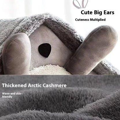 All-Season Removable Washable Dog House Bed - in use