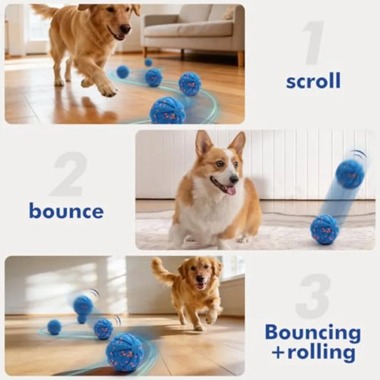 Automatic Moving Smart Dog Ball for All Sizes - side view