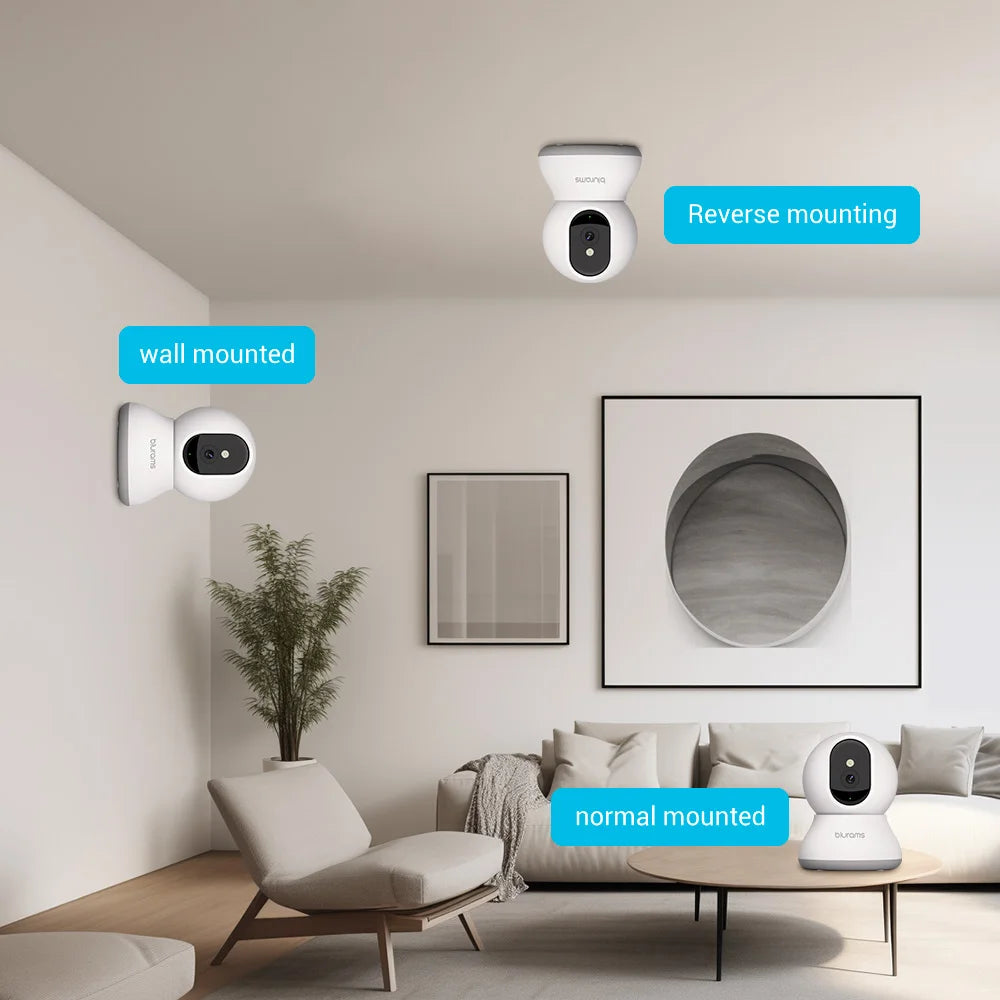 2K Pet Camera with 360 Pan-Tilt and Phone App - lifestyle