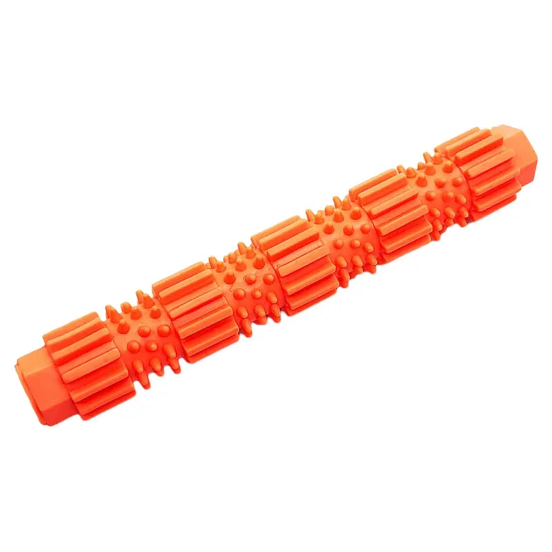 Indestructible Cooling Chew Toy and Treat Dispenser - Orange