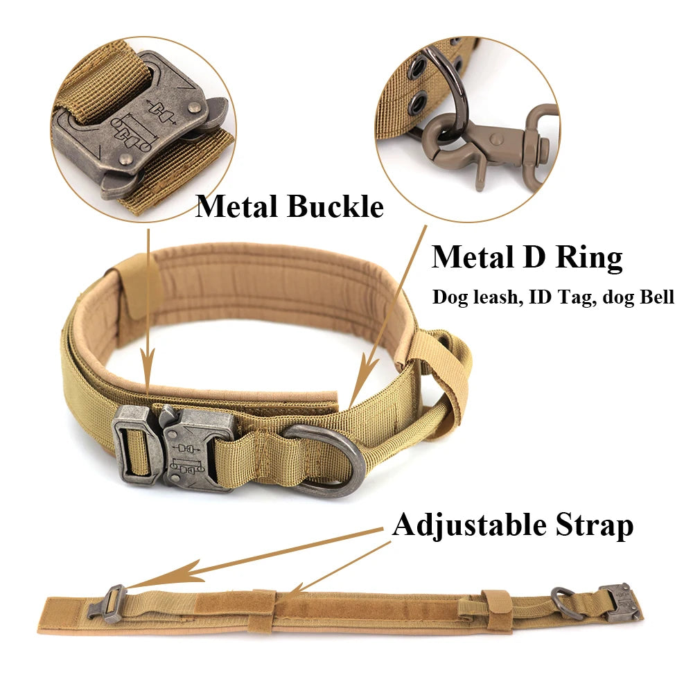 Large Dog Harness and Leash Set with Collar - in use