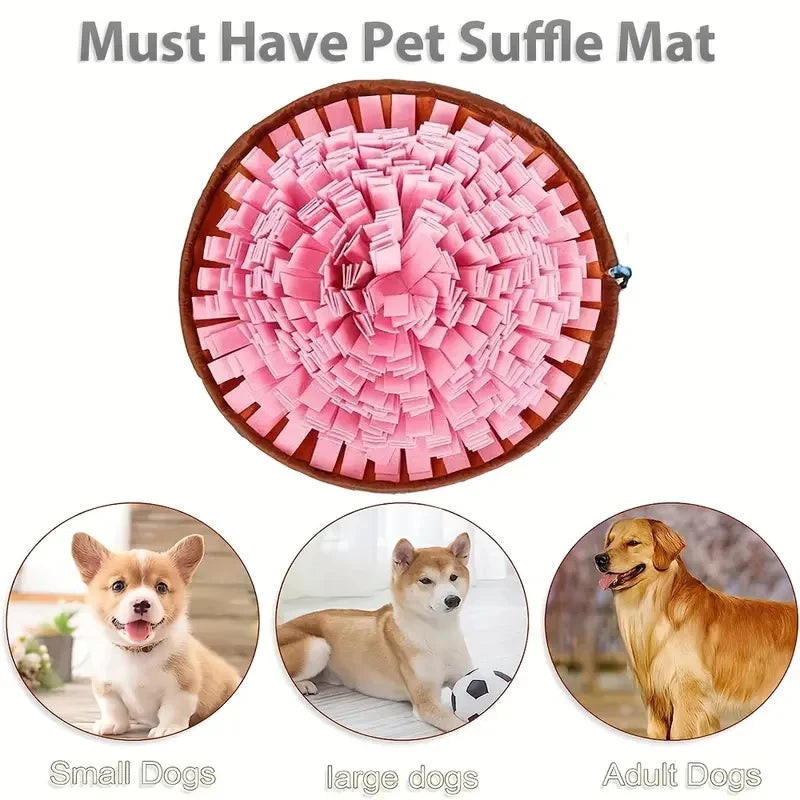 Washable Felt Snuffle Mat for Dog Slow Feeding and Training - side view