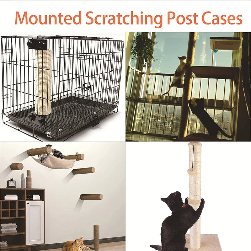 Replacement Sisal Scratching Post for Cat Trees - close-up