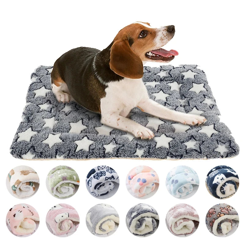 Flannel Pet Sleeping Mat and Sofa Cushion for Dogs and Cats