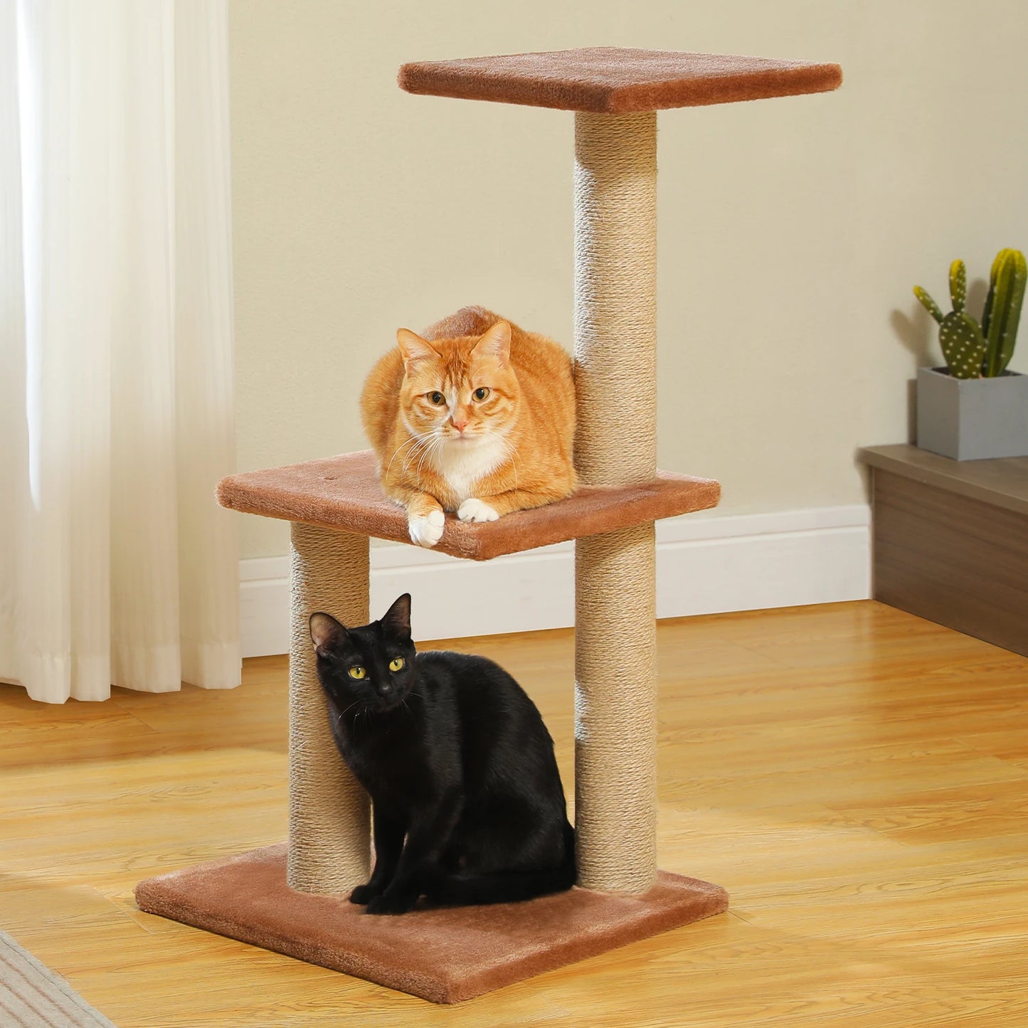 Cat Activity Tree with Hammock and Removable Perch - view 25