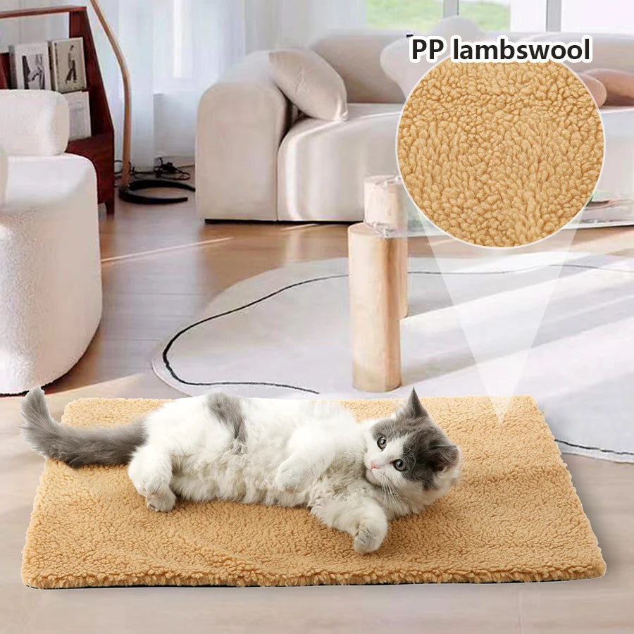 Self-Heating Pet Mat for Cats and Small Dogs - lifestyle