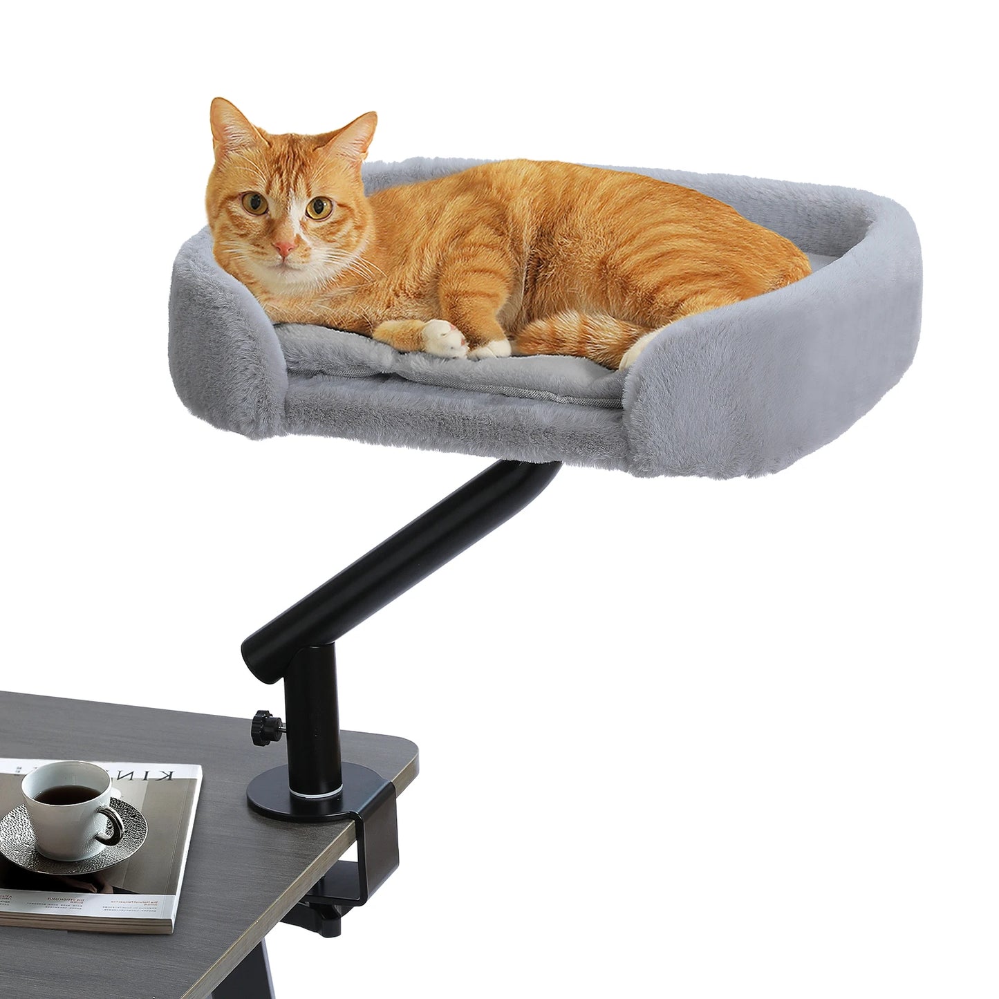 360 Degree Rotatable Cat Desk Bed with Adjustable Stand - view 25