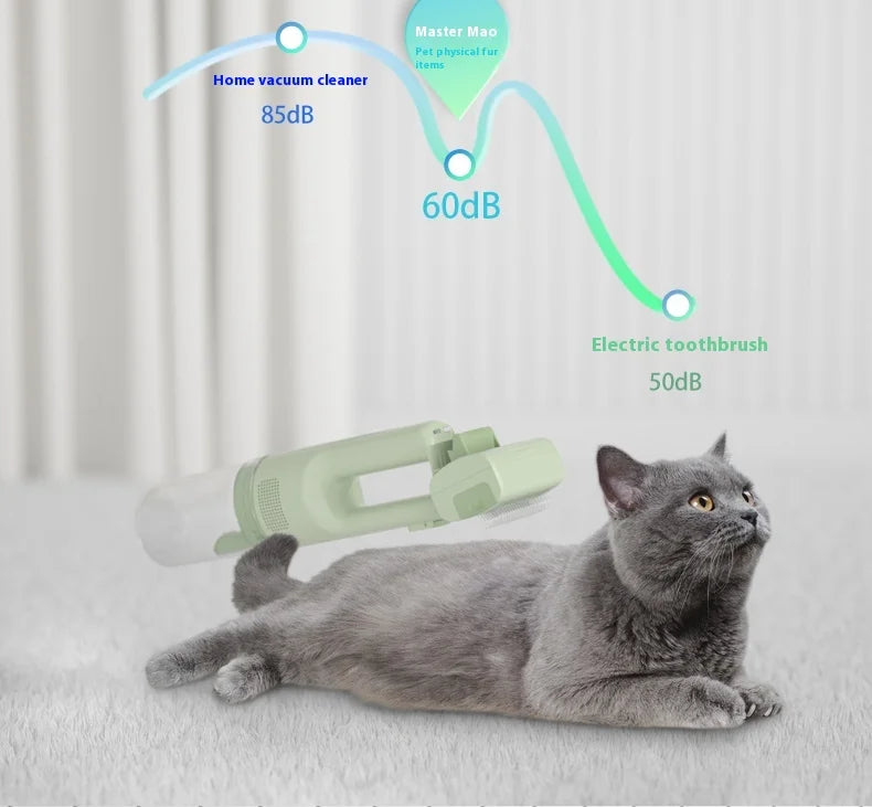 Pet Grooming Vacuum Kit with 5 Brushes for Cats and Dogs - view 17