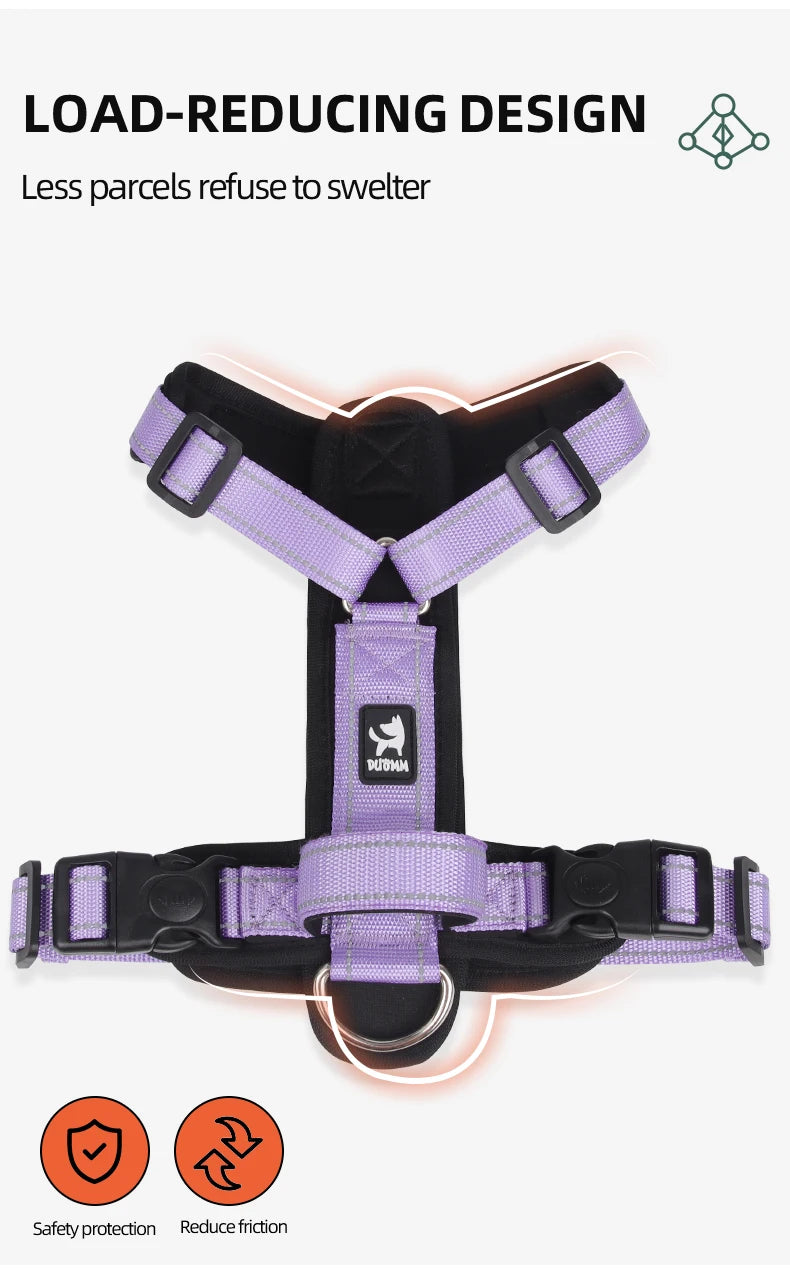 Escape-Proof Dog Harness with Control Handle - size reference