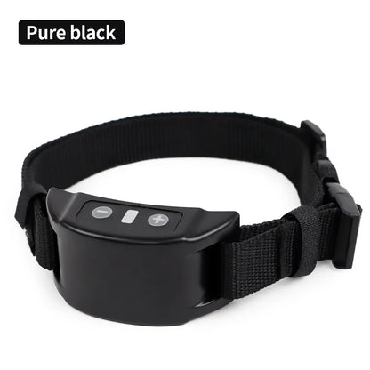 Rechargeable Anti-Bark Dog Training Collar - black