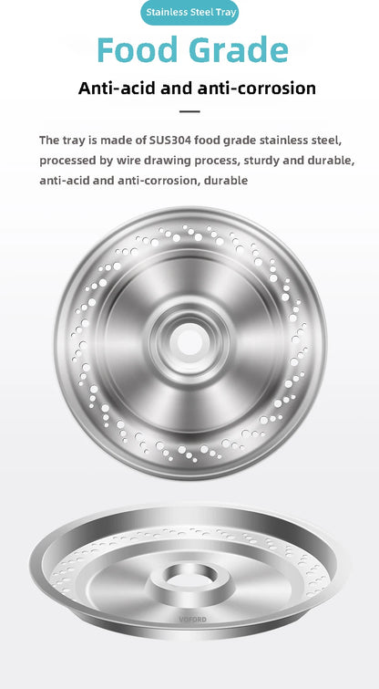 Automatic Stainless Steel Pet Water Fountain - alternate angle