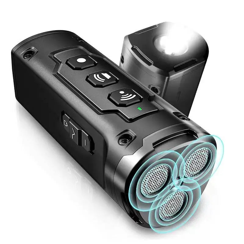 Ultrasonic Dog Repeller and Training Device with LED - Black