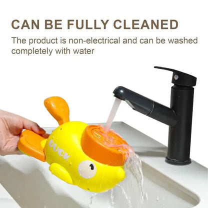 Cartoon Duck Puzzle Feeder and Treat Dispenser - detail