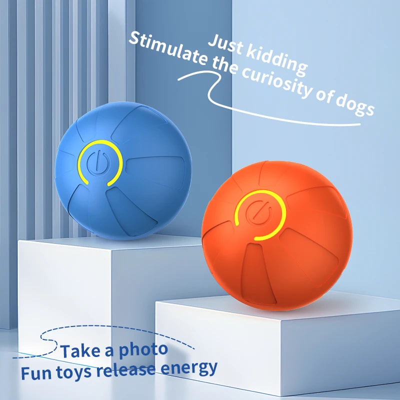 USB Rechargeable Smart Rolling Dog Ball - view 33