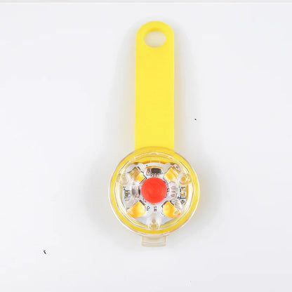 LED Waterproof Pet Collar Safety Light - YELLOW