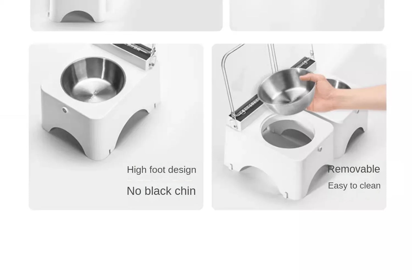 Smart Cat Food Bowl with Infrared Sensor Auto-Open Lid - view 23