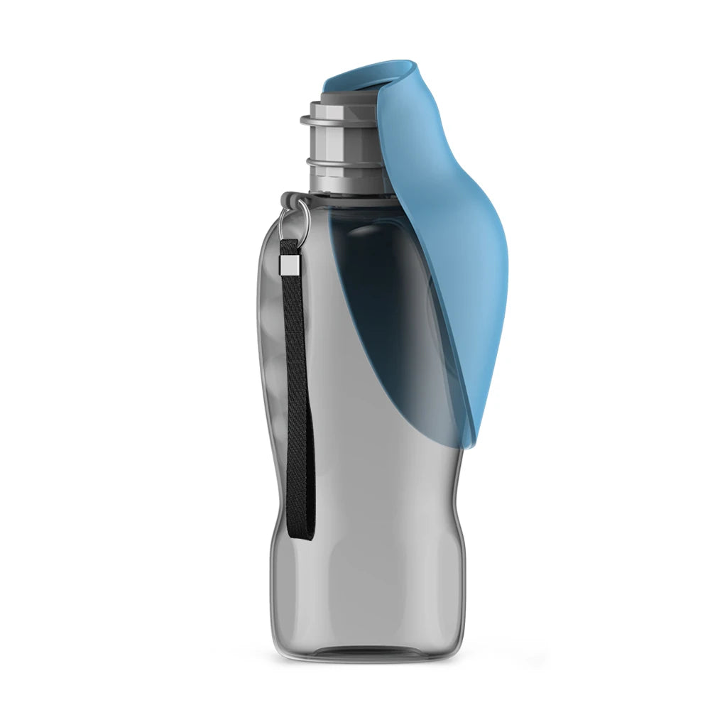 800ml Portable Dog Water Bottle for Travel - Blue / 800ml