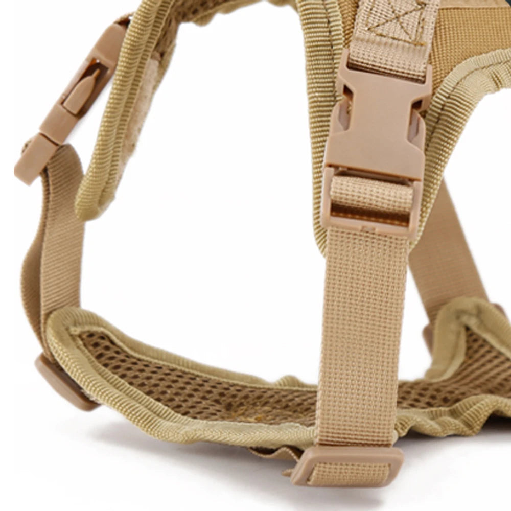 Tactical Escape-Proof Cat Harness with Control Handle - size reference