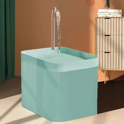 Auto Filter Pet Water Fountain (1.5L) - side view