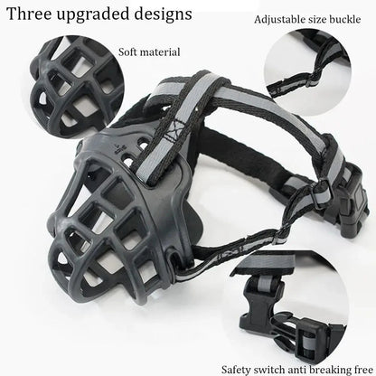 Breathable Anti-Barking Muzzle for Medium and Large Dogs - lifestyle