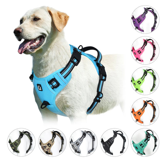No-Pull Padded Dog Harness with Control Handle