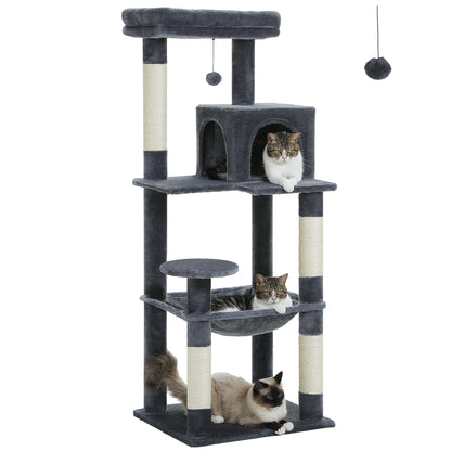 5-Level Cat Tree Tower for Large Cats with Hammock - view 34