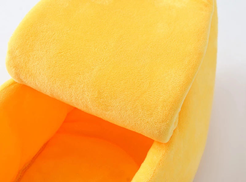 Cozy Banana-Shaped Cat Bed and Kennel - view 23