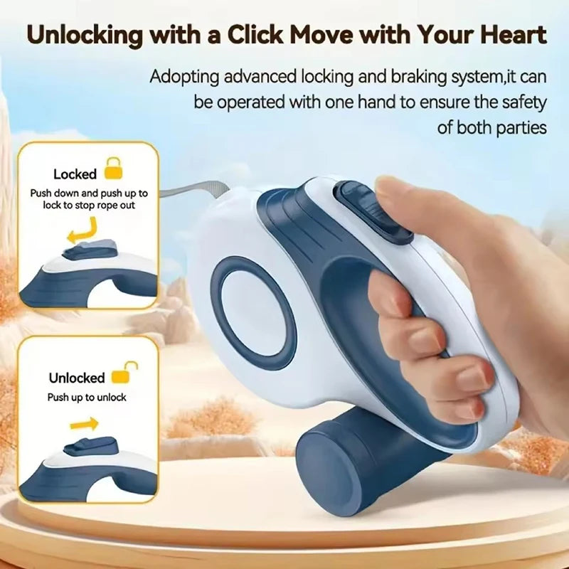 Automatic Retractable Leash for Small Dogs and Cats - detail
