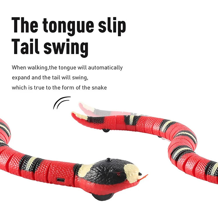 Automatic Smart Sensing Snake Cat Toy - feature view