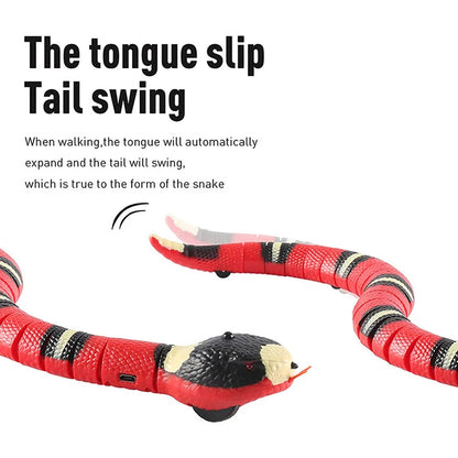 Automatic Smart Sensing Snake Cat Toy - feature view