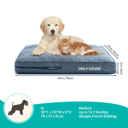 Orthopedic Dog Bed Cover for Large Dogs (Washable) - feature view