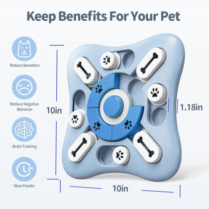 Slow Feeder Puzzle Bowl for Dogs and Cats - detail