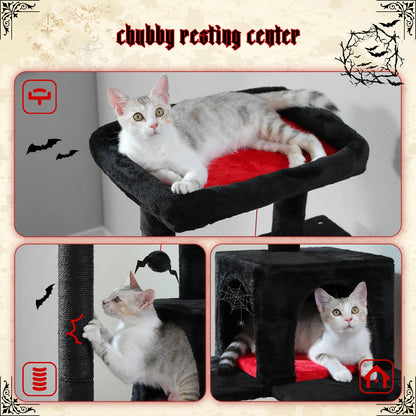 5-Level Cat Tree Tower for Large Cats with Hammock - view 24