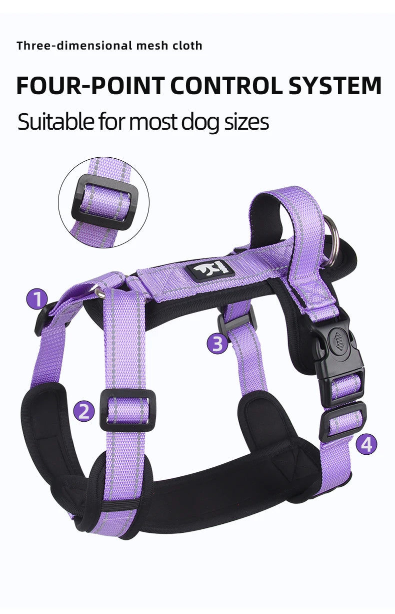 Escape-Proof Dog Harness with Control Handle - view 14