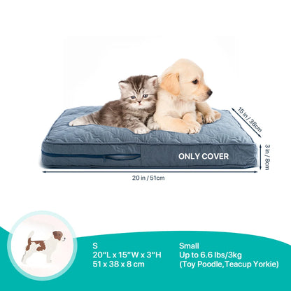 Orthopedic Dog Bed Cover for Large Dogs (Washable) - from above