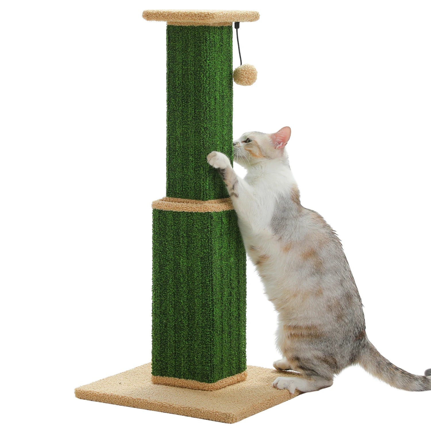 Large Sisal Cat Scratching Post with Dangling Ball - view 22